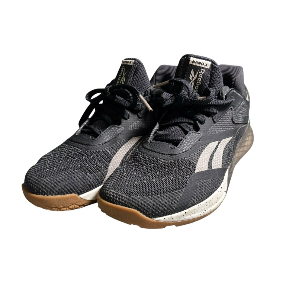 Reebok Nano X Women's Training Shoes in the Black Moondust Metallic Size 7